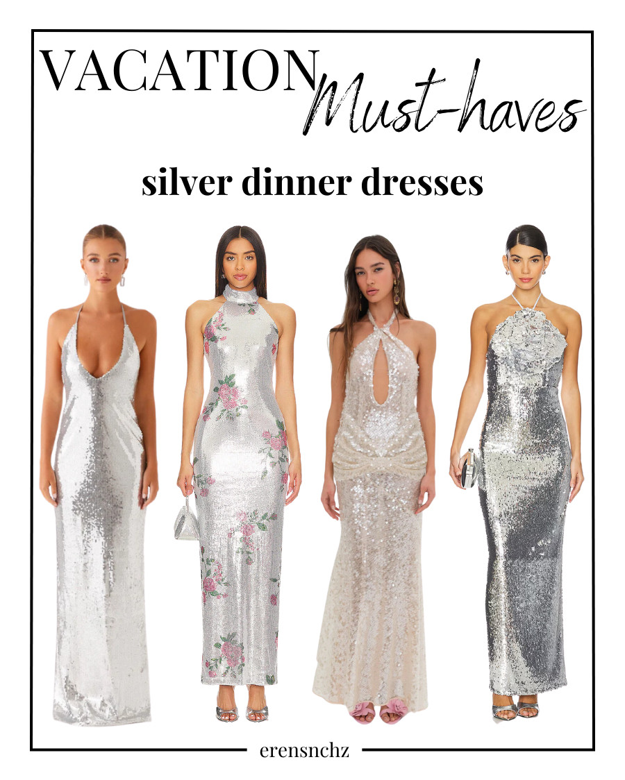 The Perfect Vacation Dresses: Silver Sequin Maxi Dresses for a Glam Night Out!

These silver sequined dresses are bringing all the vacation sparkle! With stunning details like open backs, maxi lengths, and figure-hugging fits, they’re perfect for a European summer, Ibiza nights, or a luxe beachside dinner. Get ready to shine and turn heads wherever you go! ✨🌙 #VacationStyle #IbizaGlam #SequinDresses 

 #LTKWatchNow #LTKParties #LTKStyleTip
