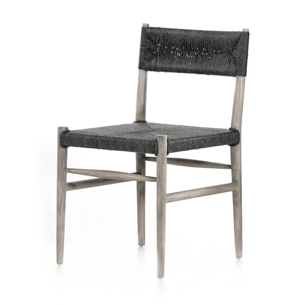 Woven Back Outdoor Dining Chair | West Elm (US)