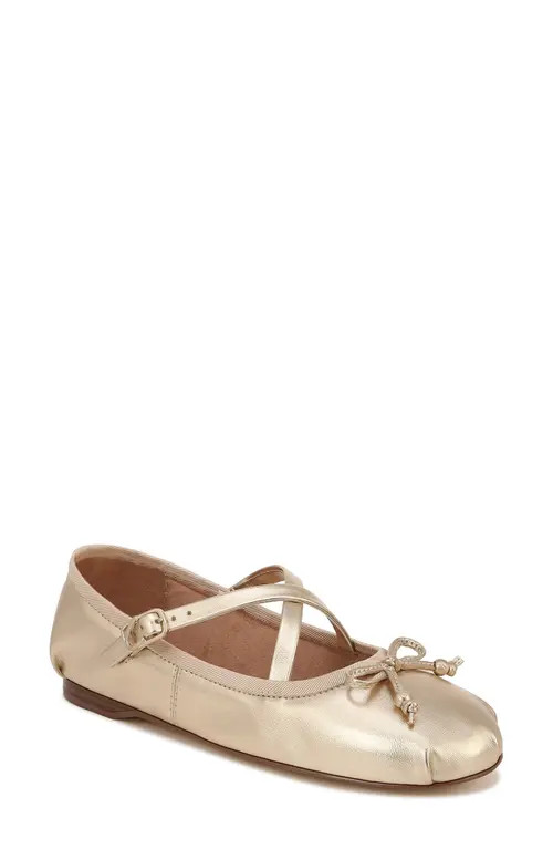 Circus NY by Sam Edelman Zuri Ballet Flat in Gold Leaf at Nordstrom, Size 6 | Nordstrom