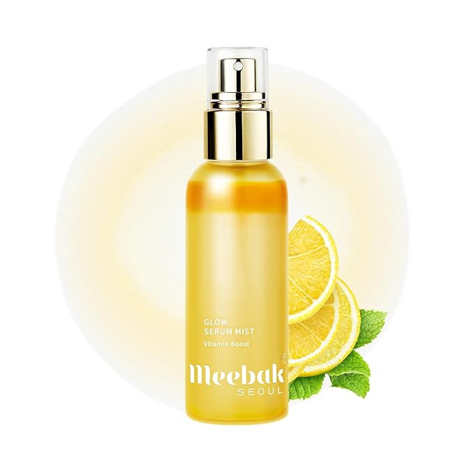 Meebak Glow Serum Mist | Hydrating Toner Spray with Yuja, Centella Asiatica & Plant Squalane | So... | Amazon (US)