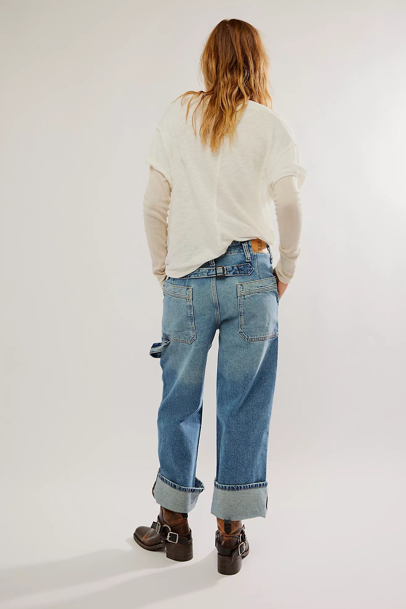 We The Free Major Leagues Mid-Rise Cuffed Jeans | Free People (Global - UK&FR Excluded)