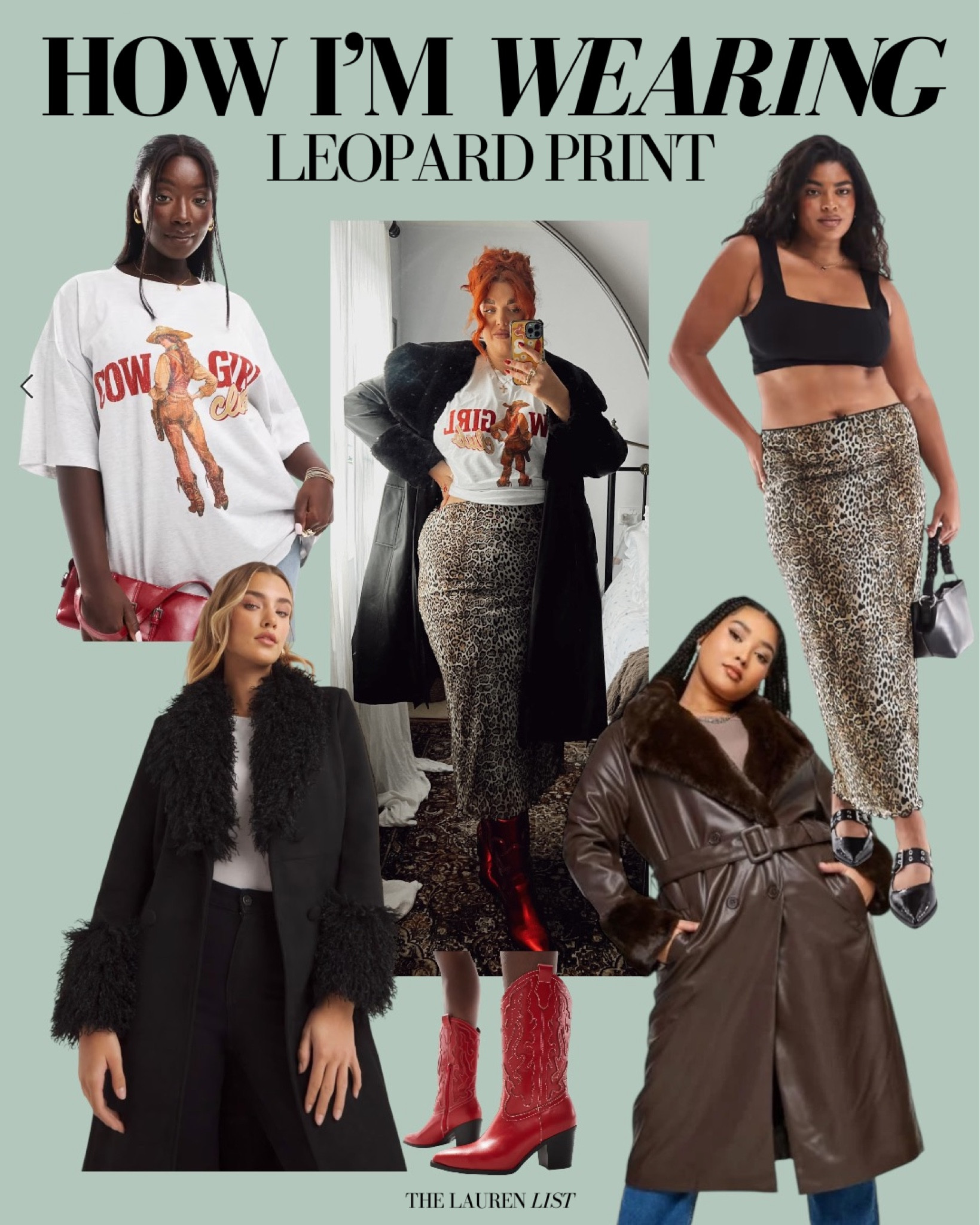 28/09/24 - Curve, Leopard Print Look

My recent birthday look! Wearing this ASOS leopard print skirt in a size 20 (it’s very stretchy) + the cowgirl tee too in a size 20-22. I tied up at the back. The boots and coat are old but I’ve tried to find you some good alternatives. Simply be are always a great option for any wider foot options so have included some here. For reference I’m a size 20 on top, 22 on bottom. 



#LTKxBoots 

#LTKplussize #LTKcurves