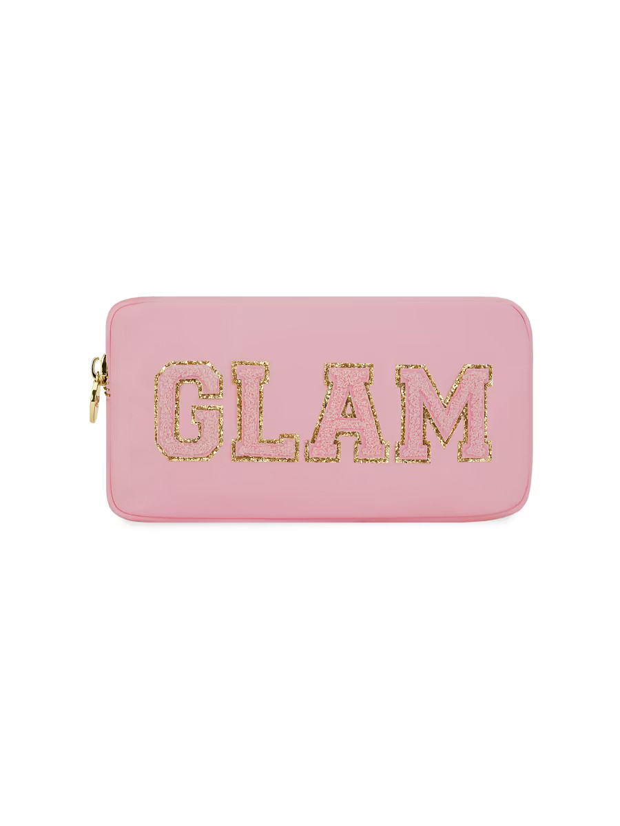 Small Glam Zippered Pouch | Saks Fifth Avenue