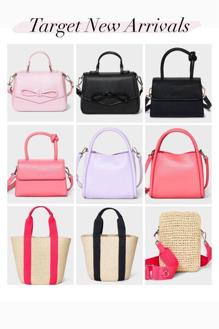 Target new arrivals
Bags 