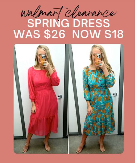 Walmart spring dress now on clearance 

#LTKfindsunder50 #LTKstyletip #LTKsalealert