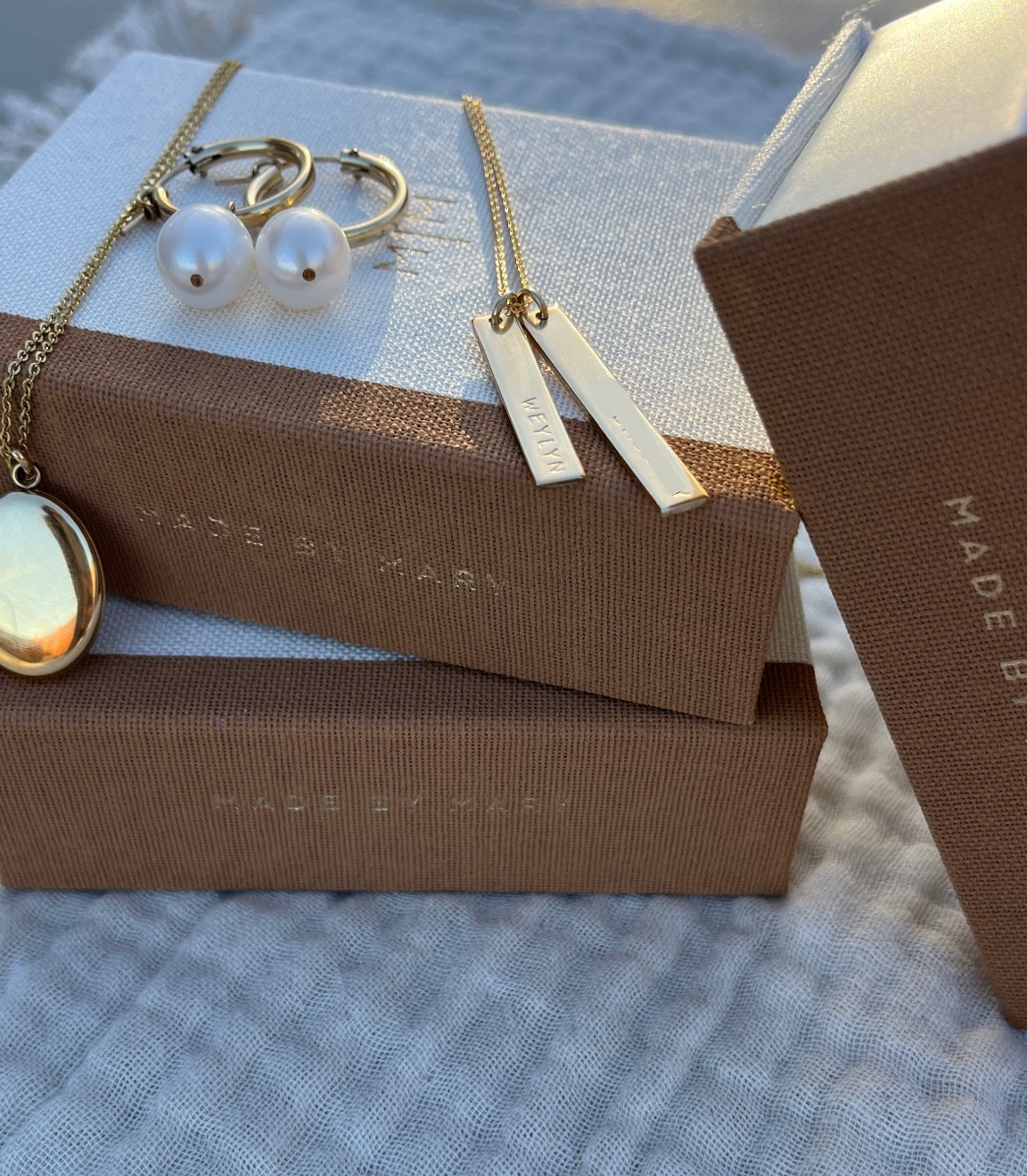 Personalized jewelry to represent all your big milestones! My favorite is my locket with my son’s picture and my necklace that says both my babies name (baby girl hidden for now) 

#LTKCyberWeek #LTKHoliday #LTKGiftGuide