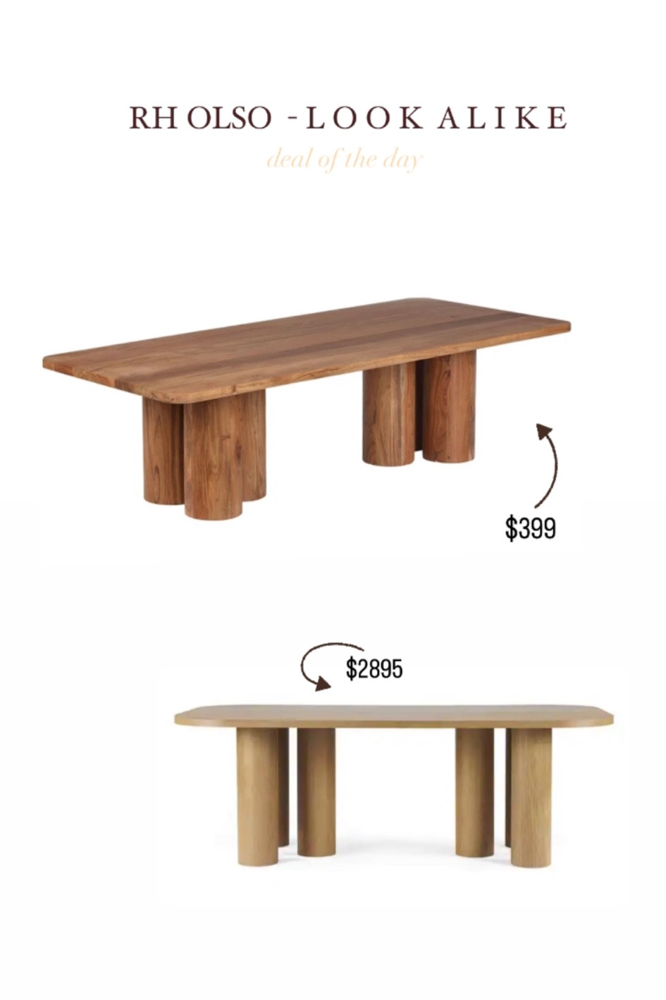 Large coffee Table- RH look alike 

#LTKSeasonal #LTKSaleAlert #LTKHome