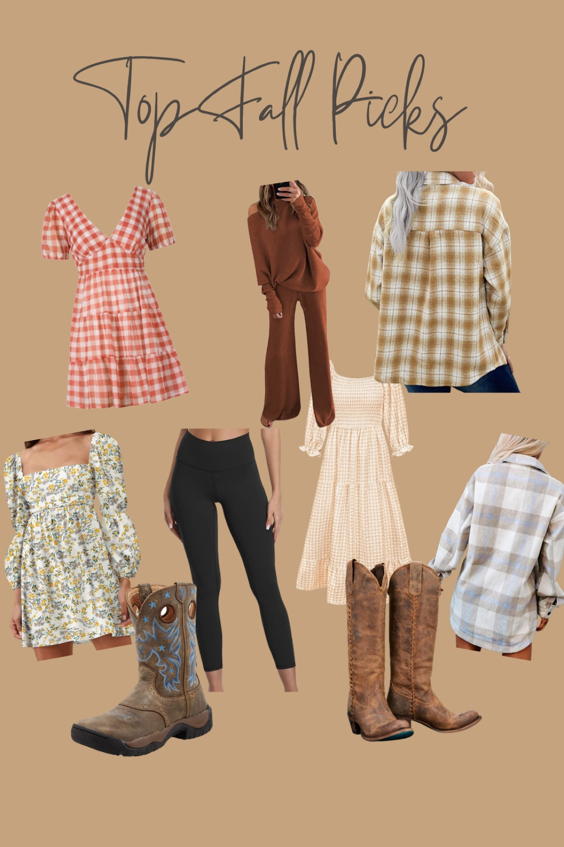 My top picks for fall. Cozy clothes. Flannels. Leggings. Shackets. And checkered dresses. Can’t forget the tall boots. Medium in clothes & size 8 boots 

#LTKcurves #LTKfit #LTKSeasonal