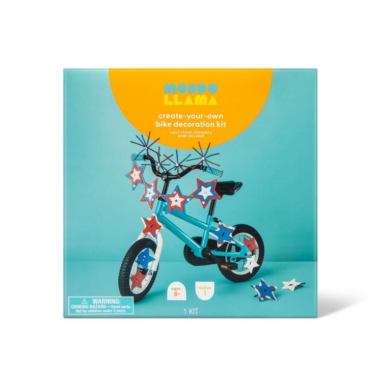 Create-Your-Own Fourth of July Bike Decoration Art Kit - Mondo Llama™ | Target