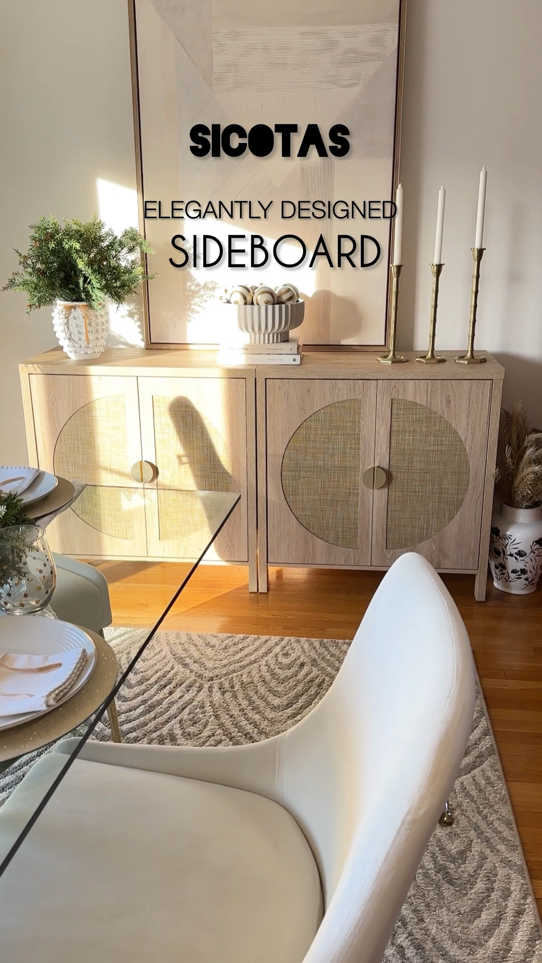 Discover the perfect sideboard that blends elegance and practicality today!🤍

#LTKSaleAlert #LTKHome #LTKCyberWeek
