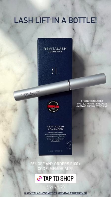 FINAL HOURS!! 🚨 Last chance to shop the sale—RevitaLash Cosmetics is doing 25% off sitewide any orders $100+! ⚡️ This is when I stock up on all my favorite products! 🛍️ If you haven’t heard of RevitaLash Cosmetics, they are known worldwide for their best-selling lash and brow serum, formulated to improve the overall appearance of your natural lashes and brows, and they even have products that do the same for your hair! I have been using their products for years and am obsessed. Use code: MEMORIAL25 for 25% off any orders $100+. @revitalashcosmetics #revitalashpartner 

Lash serum, brow serum, hair products, beauty products, sale, RevitaLash Cosmetics, The Stylizt 



#LTKBeauty #LTKSaleAlert #LTKFindsUnder100