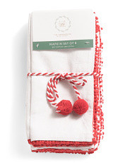 8pk Pom Pom Napkins | TJ Maxx