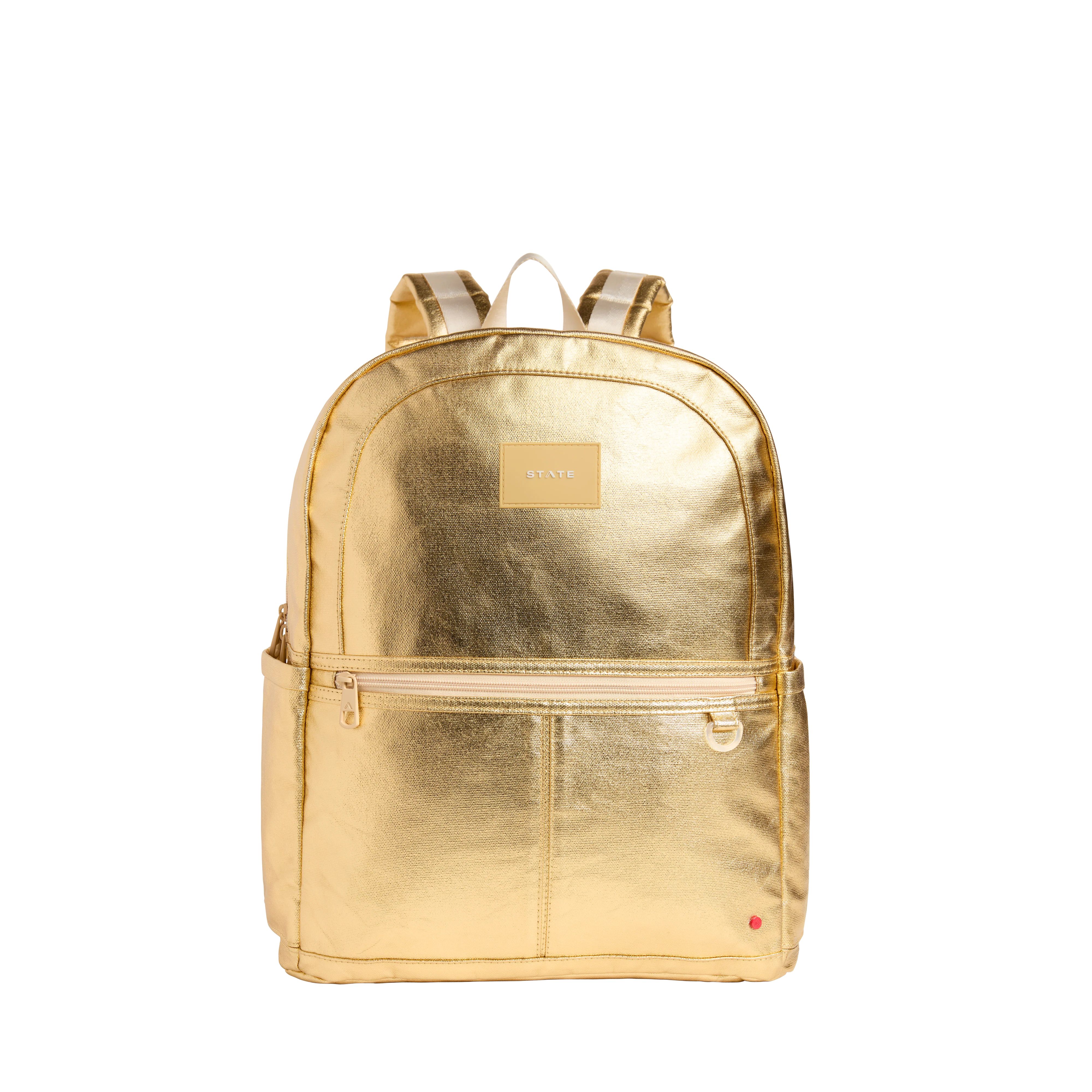 STATE Bags | Kane Kids Large Metallic Gold | Back to School | Travel Backpack | STATE Bags