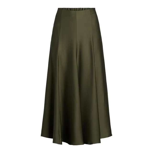 Scoop Women’s & Women's Plus Satin Maxi Skirt, Sizes XS-4X | Walmart (US)