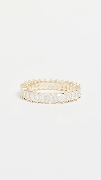 Thin Baguette Eternity Band | Shopbop