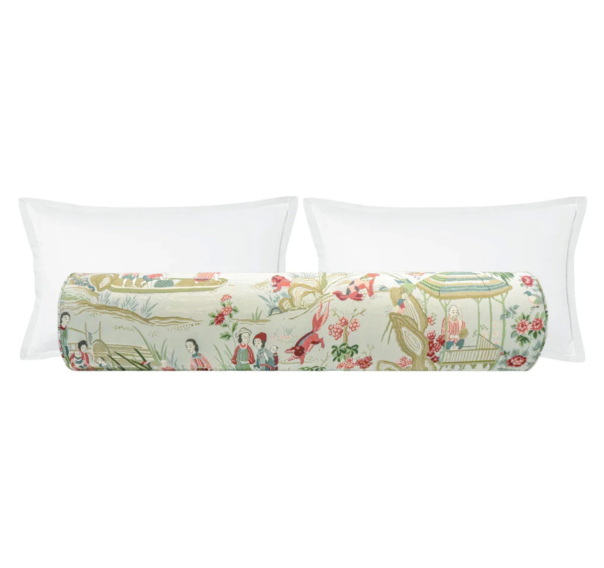 THE BOLSTER :: YANGTZE RIVER // AQUA | SCHUMACHER | LITTLE DESIGN LLC