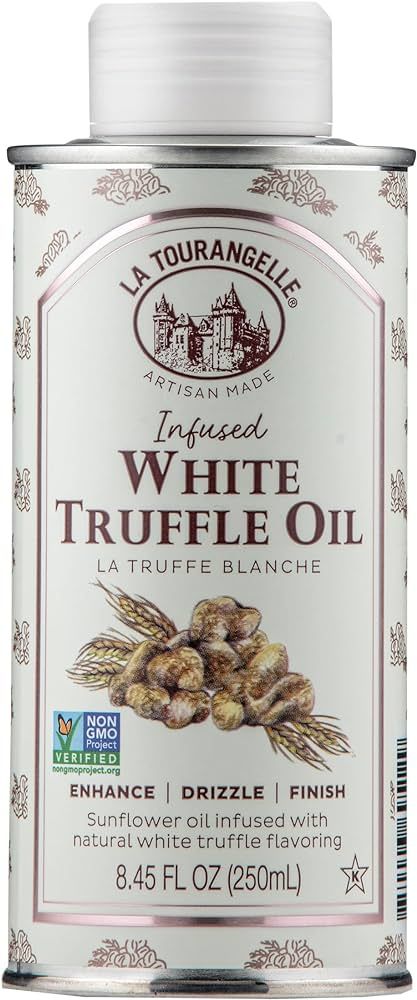 La Tourangelle, White Truffle Oil, Complex Gourmet Earthy Flavor for Drizzling over Pasta, Popcor... | Amazon (US)