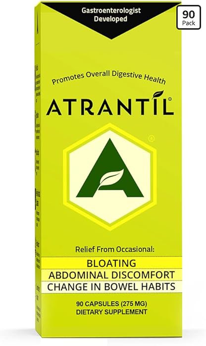 Atrantil 90 Capsules-Antioxidant Packed Polyphenol for Bloating and Gas Relief, Abdominal Discomf... | Amazon (US)