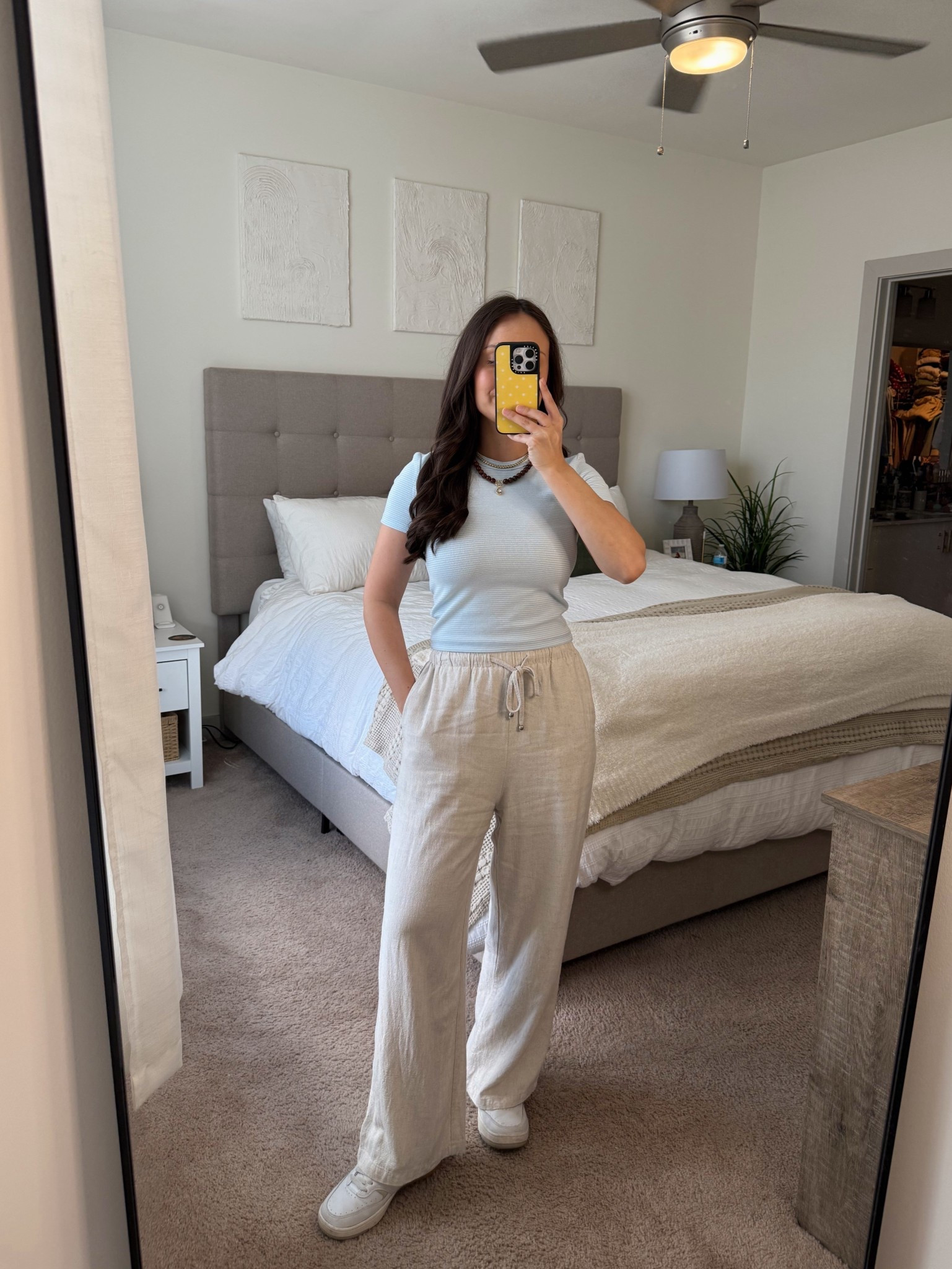 Tee - XS,
Pants - XS (I’m 5’2 & they’re perfect length)

#LTKPetite #LTKootd #LTKgrwm