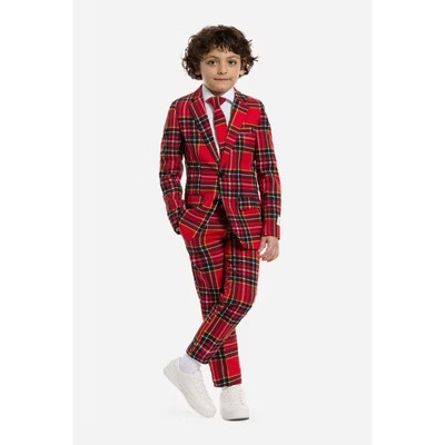OppoSuits Boys The Lumberjack Christmas Suit - Xmas Party Outfit - Red  - Size 8 Years | Target