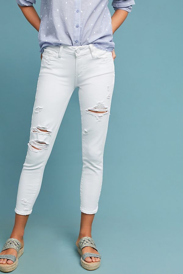 Paige Verdugo Low-Rise Skinny Ankle Jeans | Anthropologie (US)