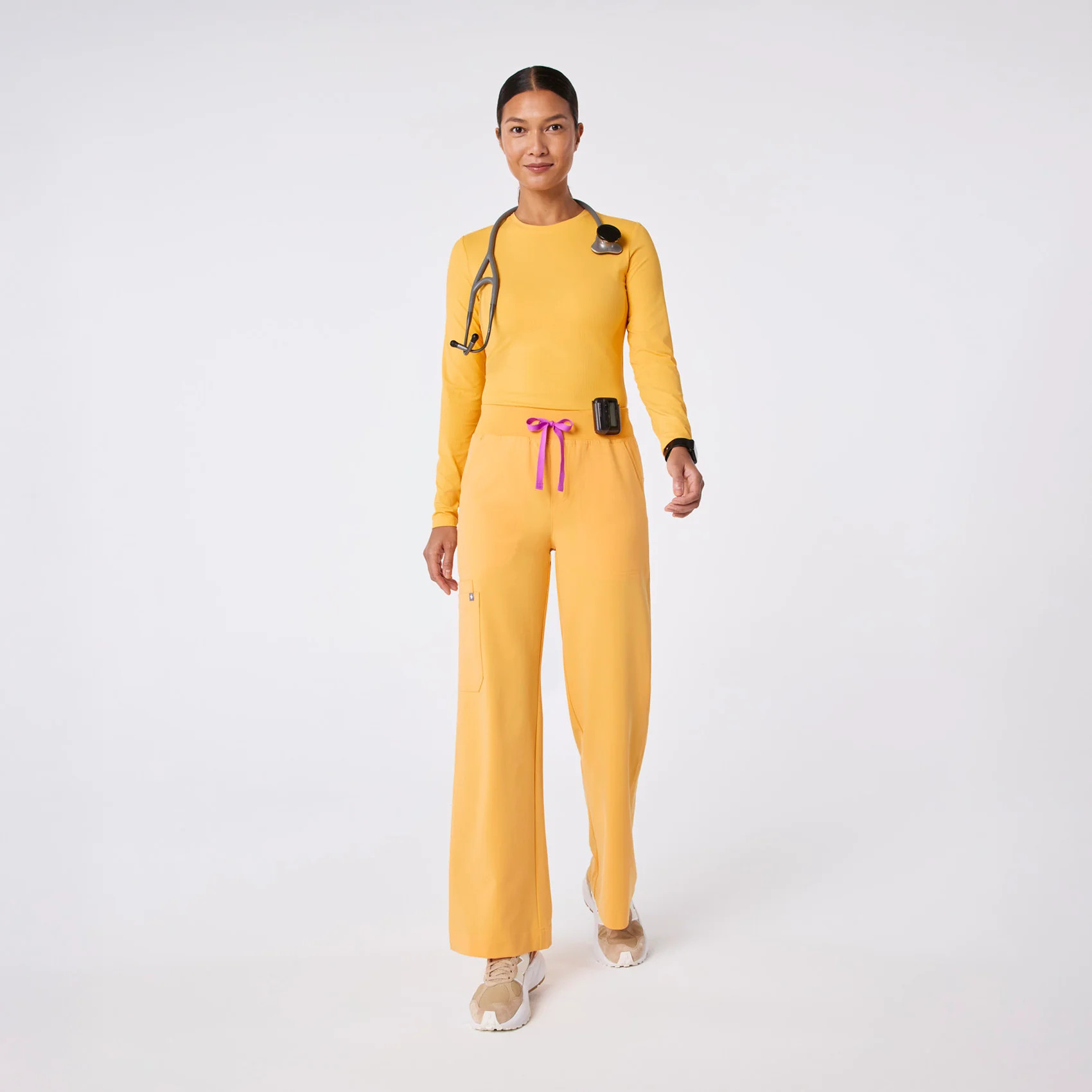High Waisted Isabel Wide Leg Scrub Pants | FIGS