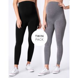 Bamboo Maternity Leggings – Twin Pack | Seraphine 