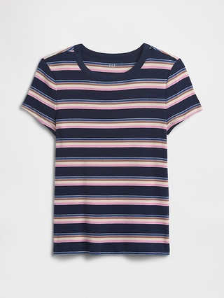 Essential Ribbed Crewneck T-Shirt | Gap Factory