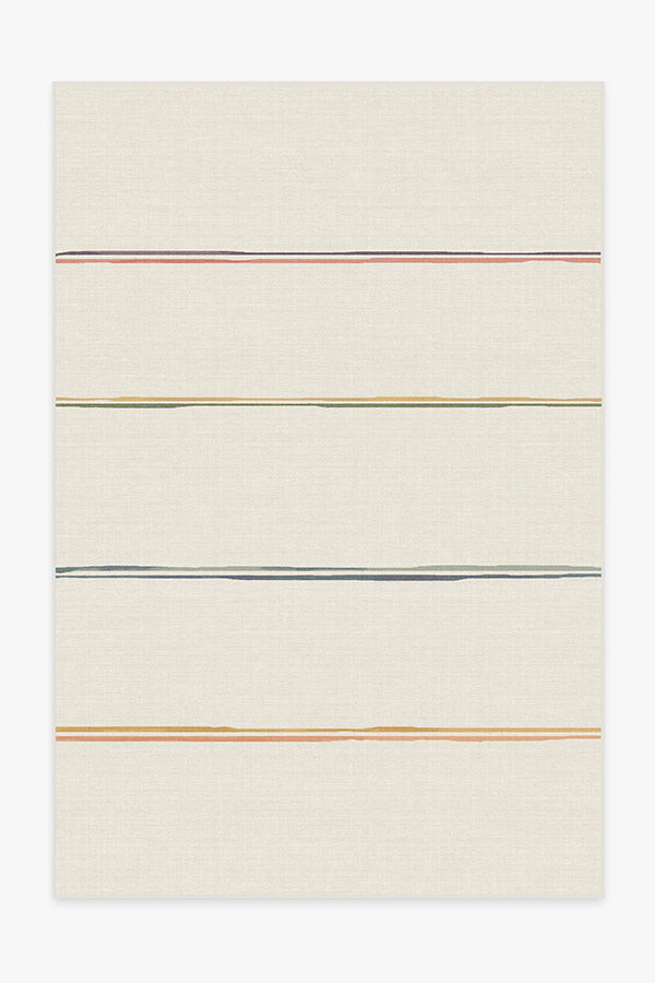 The Home Edit Stella Ivory Rainbow Premium Rug | Ruggable