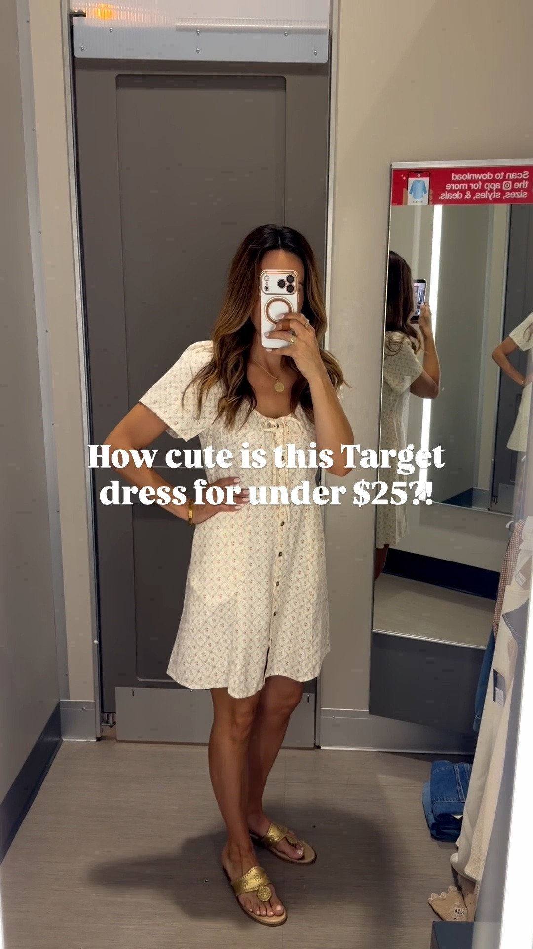Love at first sight 🤍

This neutral summer dress is perfect for work or a weekend out. Lightweight, flattering and on sale for under $25! I’m 5’7” 145 lbs and wearing my usual size medium. 
Target sale, Target dress

#LTKootd #LTKSeasonal #LTKSaleAlert