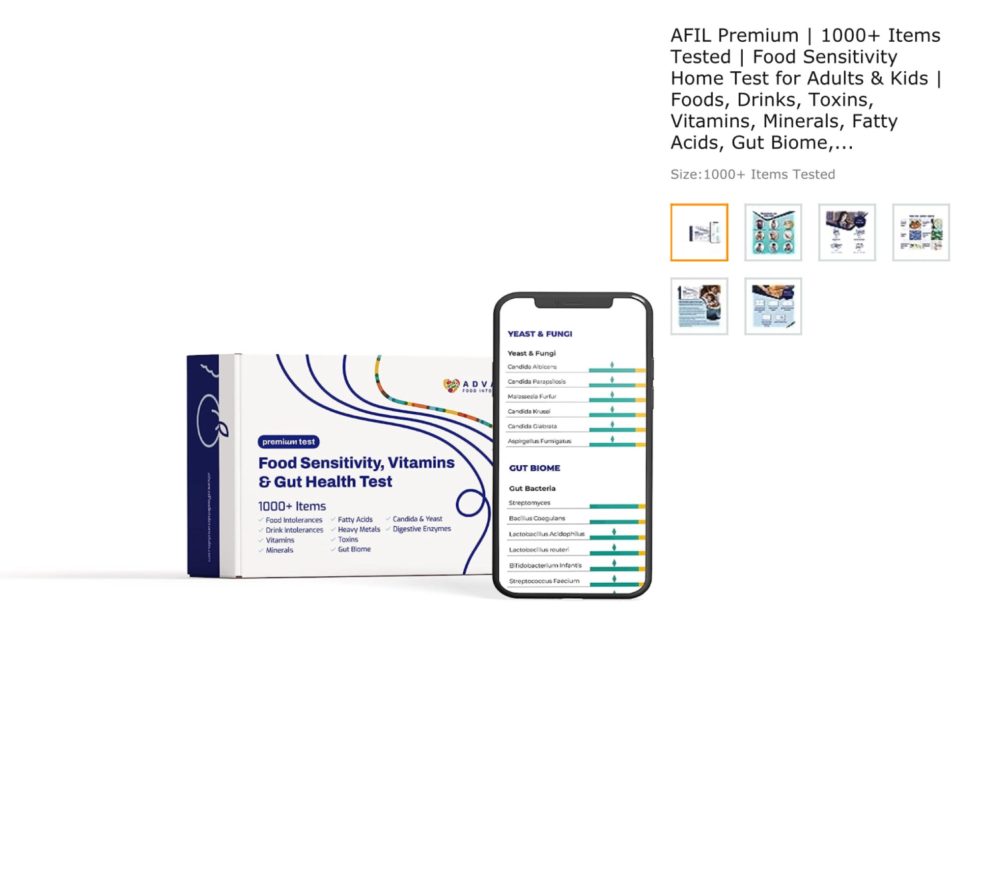 FOOD+DRINK Intolerance Test! 
This tests 1000+ things you could be having inflammatory responses to including food+drink, toxins. Heavy metals, and even tests your vitamin/minerals, yeast & fungi (bad gut bacteria) and gut biome (good gut bacteria)! SO WORTH IT GUYS! 

#LTKFitness #LTKhome #LTKunder100