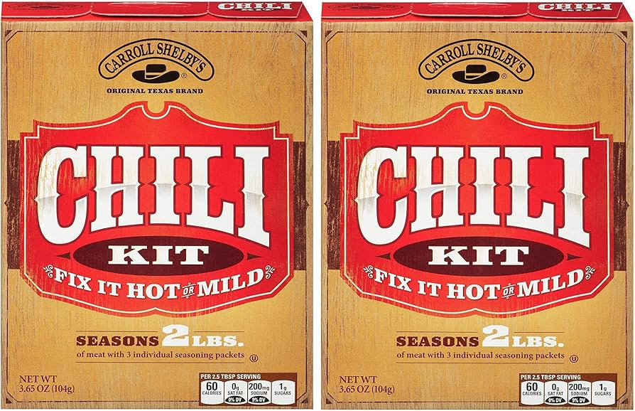 Carroll Shelby Chili Texas Kit 3.65 OZ (Pack of 2) | Amazon (US)