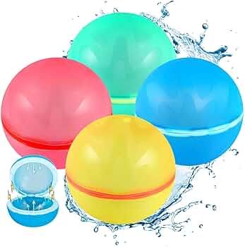 SOPPYCID Water Balloons Splash Ball, Summer Water Toys, No Mess Water Balloon Fight for Kids, for... | Amazon (US)