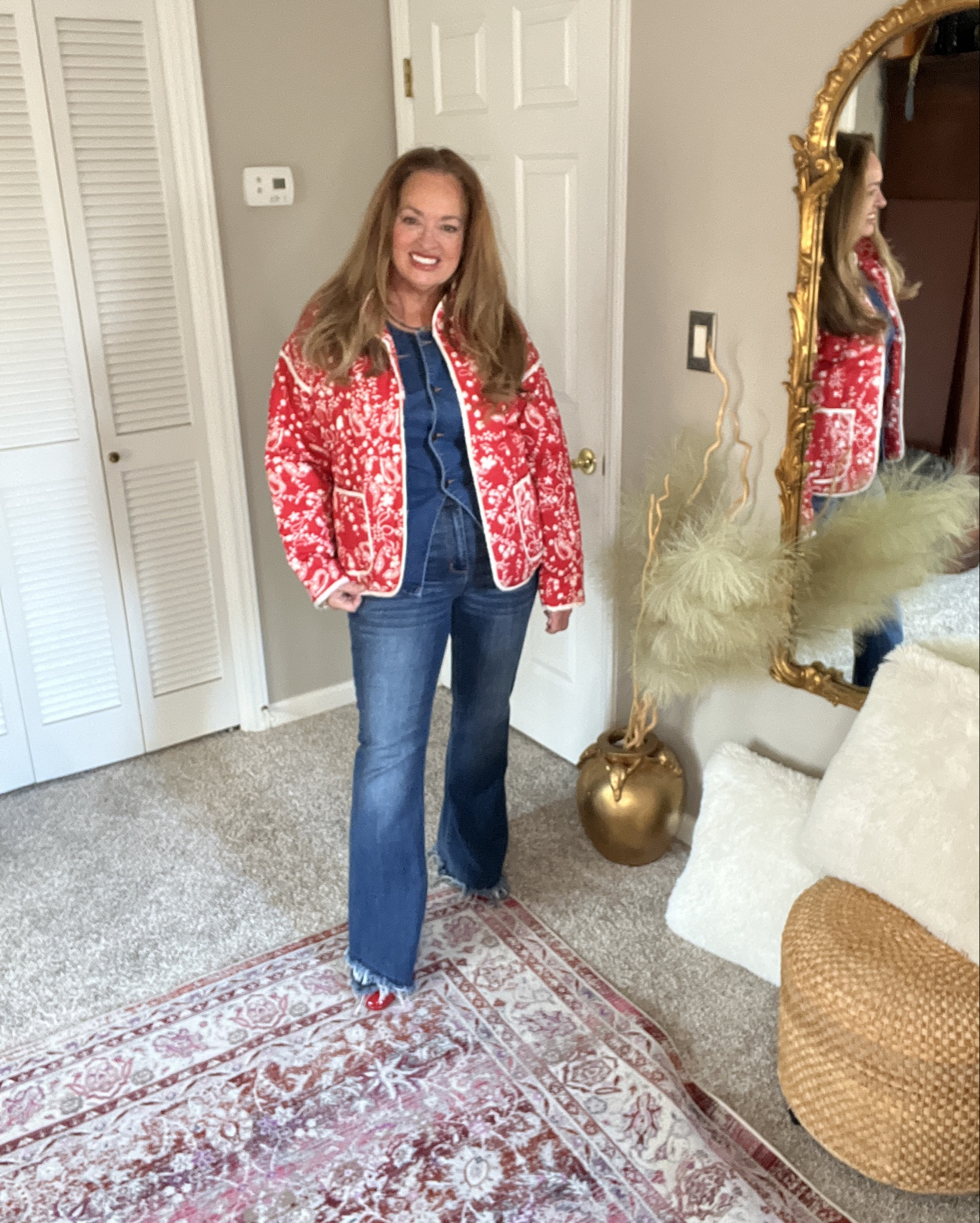 The viral FP like bandana quilted jacket. 

#LTKSaleAlert #LTKOver40 #LTKSeasonal