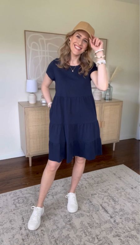 Walmart $11.98 knit dress everyone loves! I got my true size small, a few people say to size down but I’m 5’8” so I like the length. #summeroutfit #teacheroutfit

#LTKOver40 #LTKStyleTip #LTKFindsUnder50