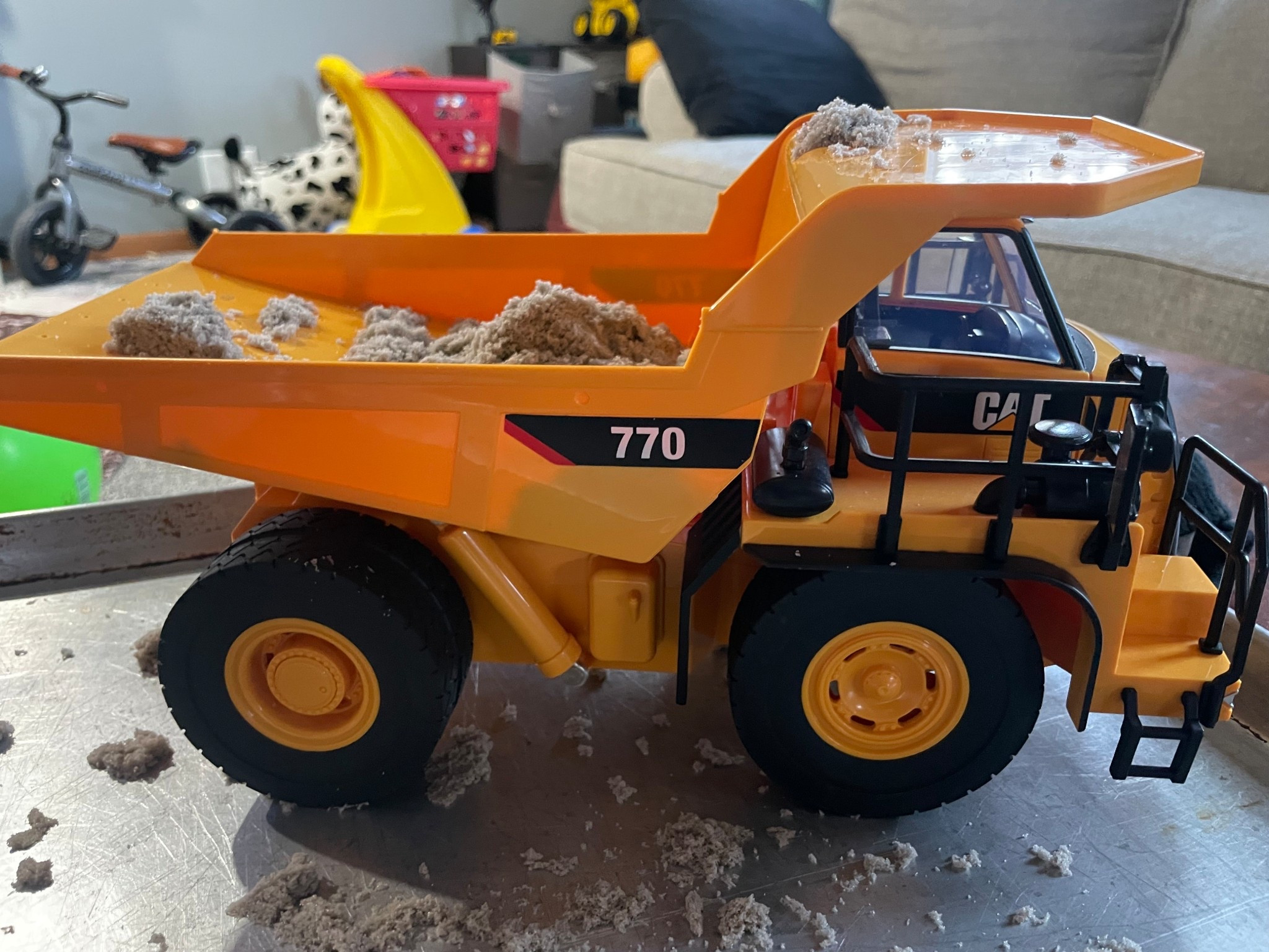 Boys and theirs trucks… and kinetic sand 😳 this truck is remote control and comes with the option to add an excavator to it.

#LTKKids #LTKFindsUnder100 #LTKmomlife