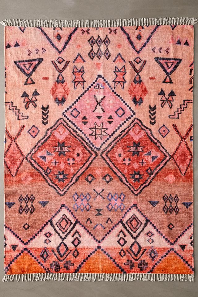 Aziza Printed Chenille Rug | Urban Outfitters (US and RoW)