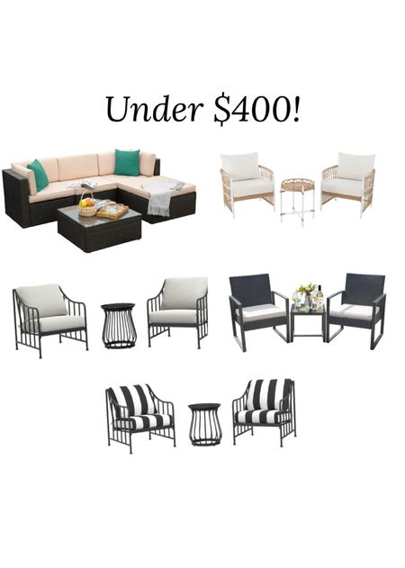 Patio set. Outdoor furniture. Modern organic. Classic style. Modern furniture  

#LTKhome #LTKsalealert #LTKfamily