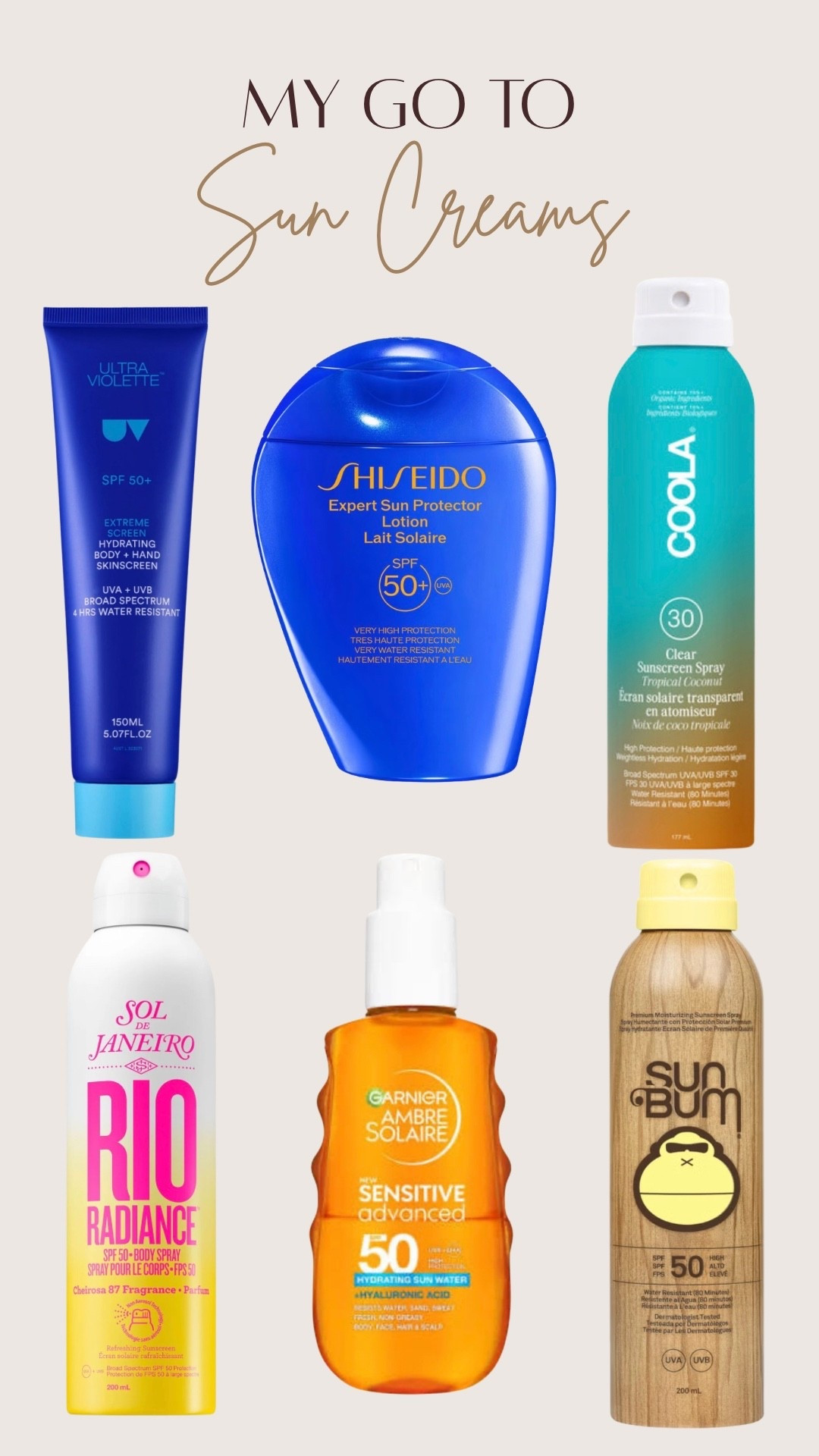 My go to Sun Creams

#LTKuk #LTKbeauty