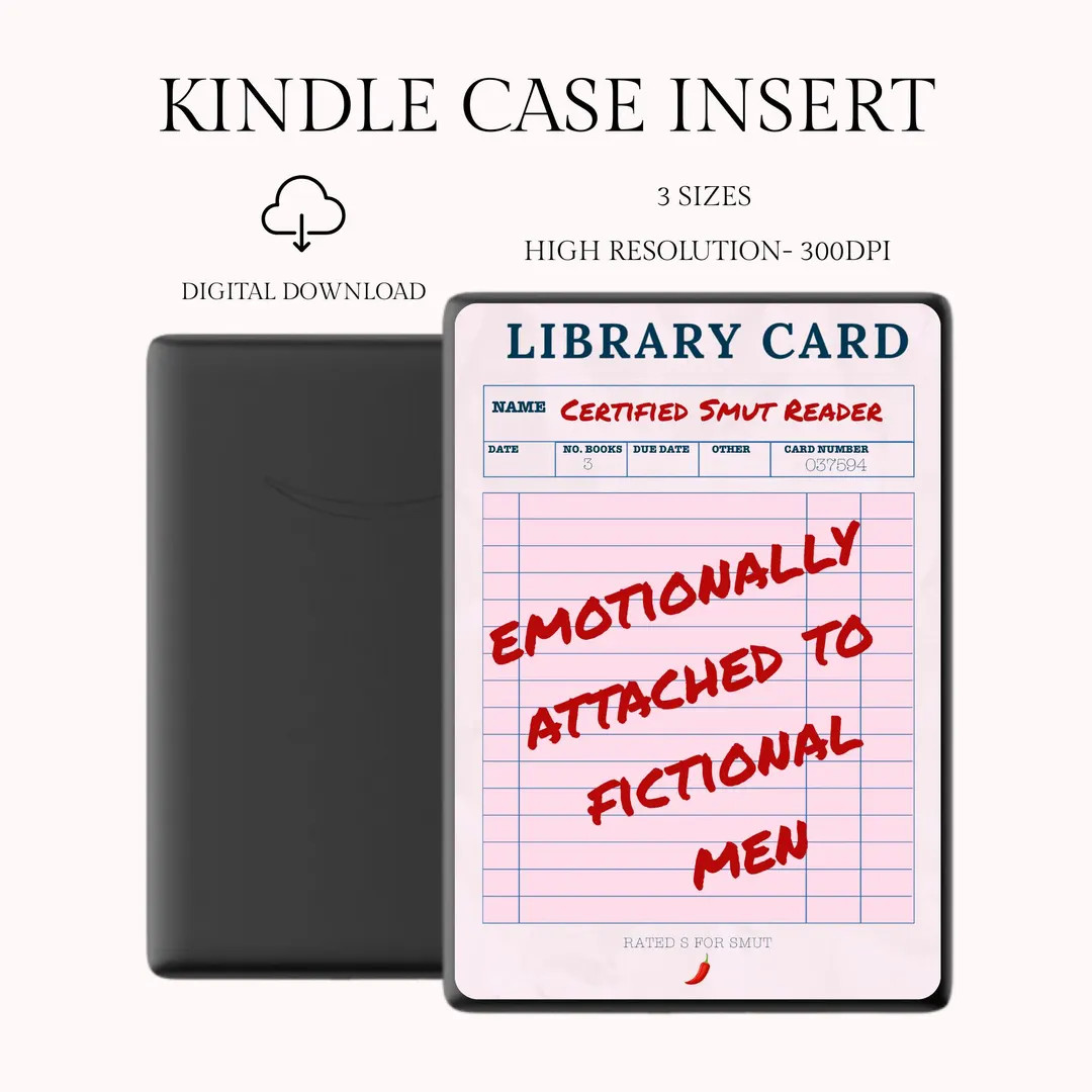 Kindle Case Insert | Digital Download | Fits Kindle Basic & Paperwhite | 3 Sizes | 300 DPI Printa... | Etsy (US)