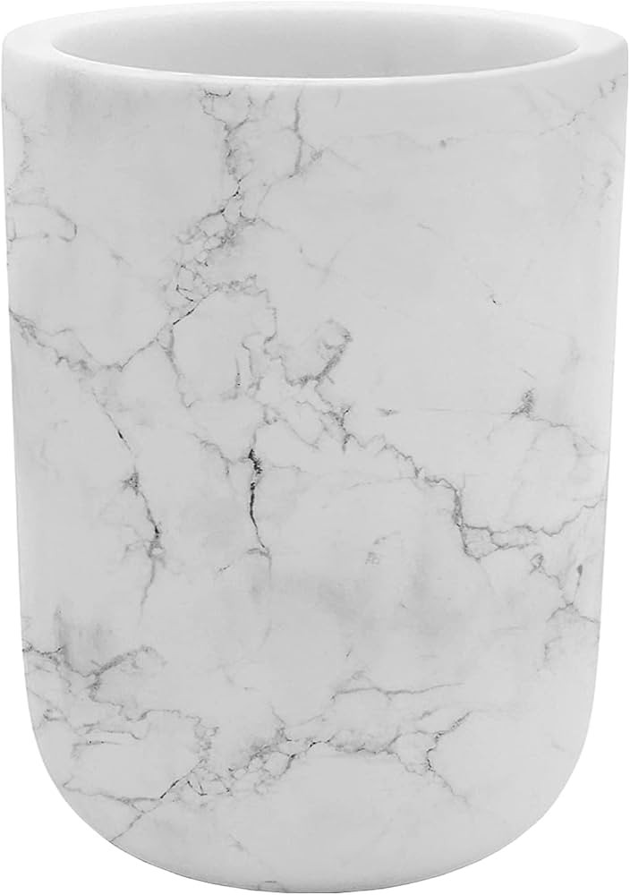 Toothbrush Holder Polyresin Toothbrush Organizer,Marble Style Bathroom Accessories,Toothpaste Hol... | Amazon (US)