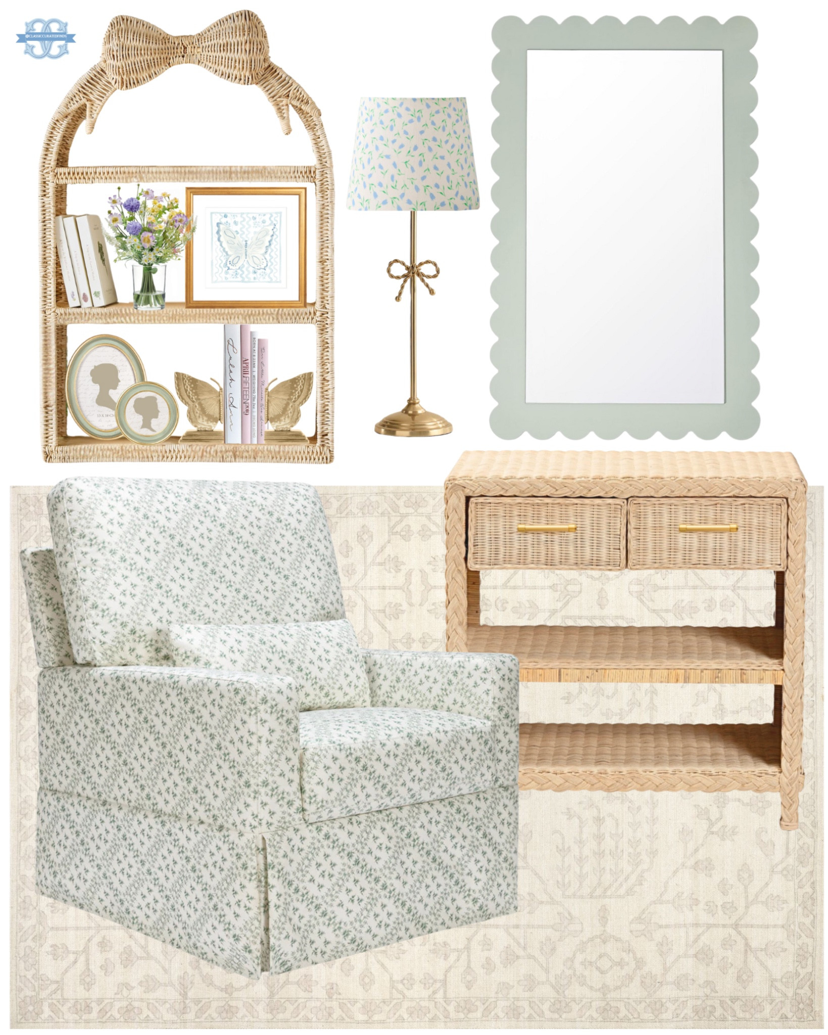 Sage Nursery decor!💚

Home Decor, Grandmillennial, Rattan, Bow, Scalloped Decor, Girl Nursery, Boy Nursery, Swivel Chair

#LTKHome #LTKBaby