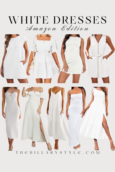 AMAZON Trending White Dresses for Summerr

#LTKSeasonal #LTKStyleTip