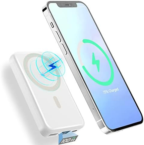 Magnetic Wireless Portable Charger, 10000mAh Wireless Power Bank AOGUERBE PD 22.5W Fast Charging ... | Amazon (US)