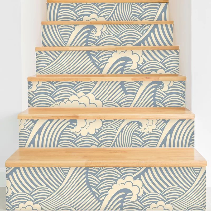 Waves of Chic Removable 10' x 20" Abstract Wallpaper | Wayfair North America