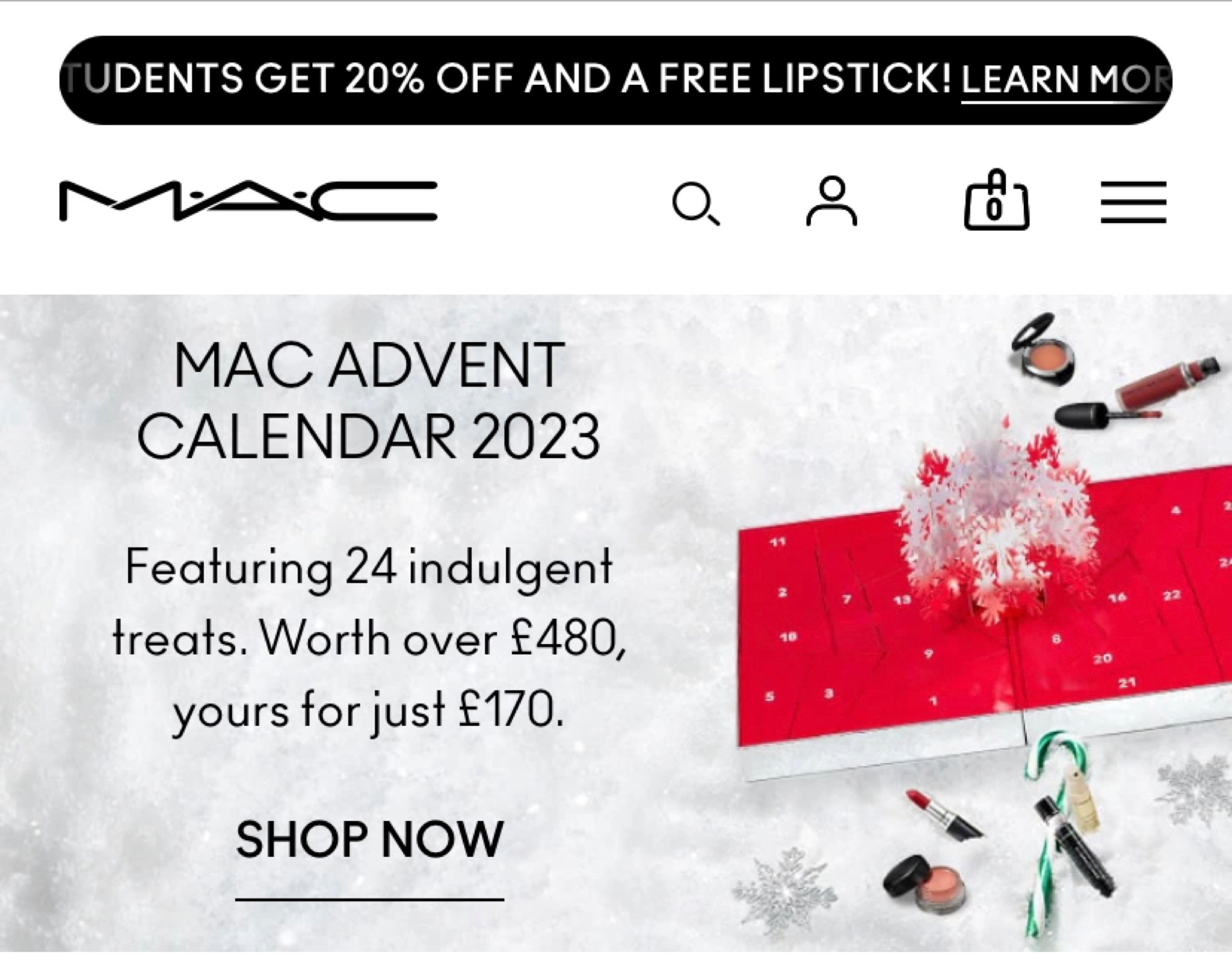 This advent calendar is amazing, if you love all things Mac and love a bargain this is for you

#LTKbeauty #LTKeurope #LTKGiftGuide