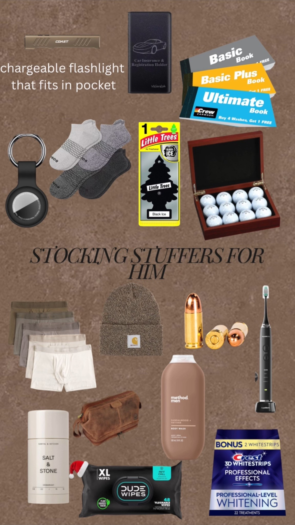 Stocking stuffers for the men in your lives! 

#LTKHoliday #LTKGiftGuide