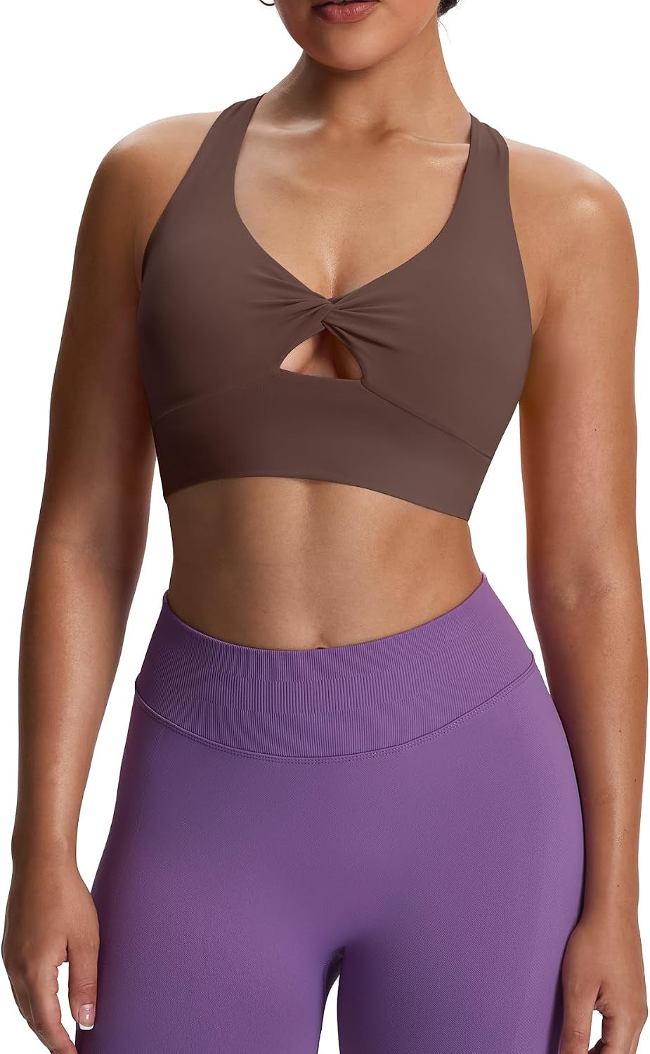 Aoxjox Women's Sienna Lola Longline Sports Bra | Amazon (US)
