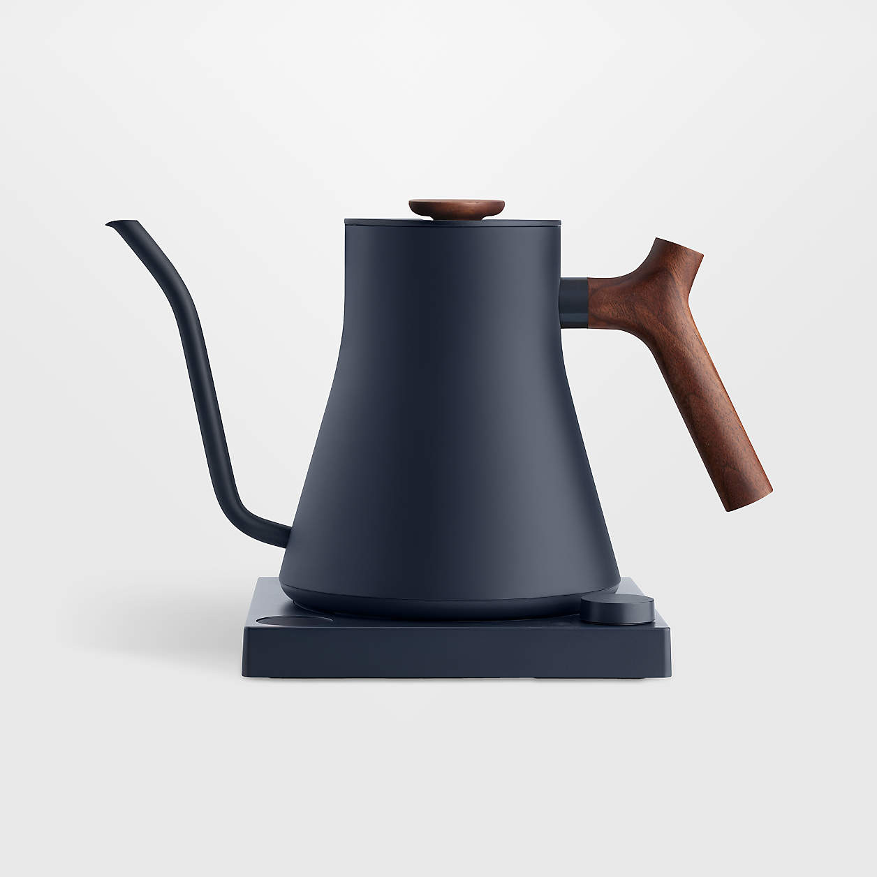 Fellow Stagg EKG Pro Electric Tea Kettle in Stone Blue with Walnut Accents + Reviews | Crate & Ba... | Crate & Barrel