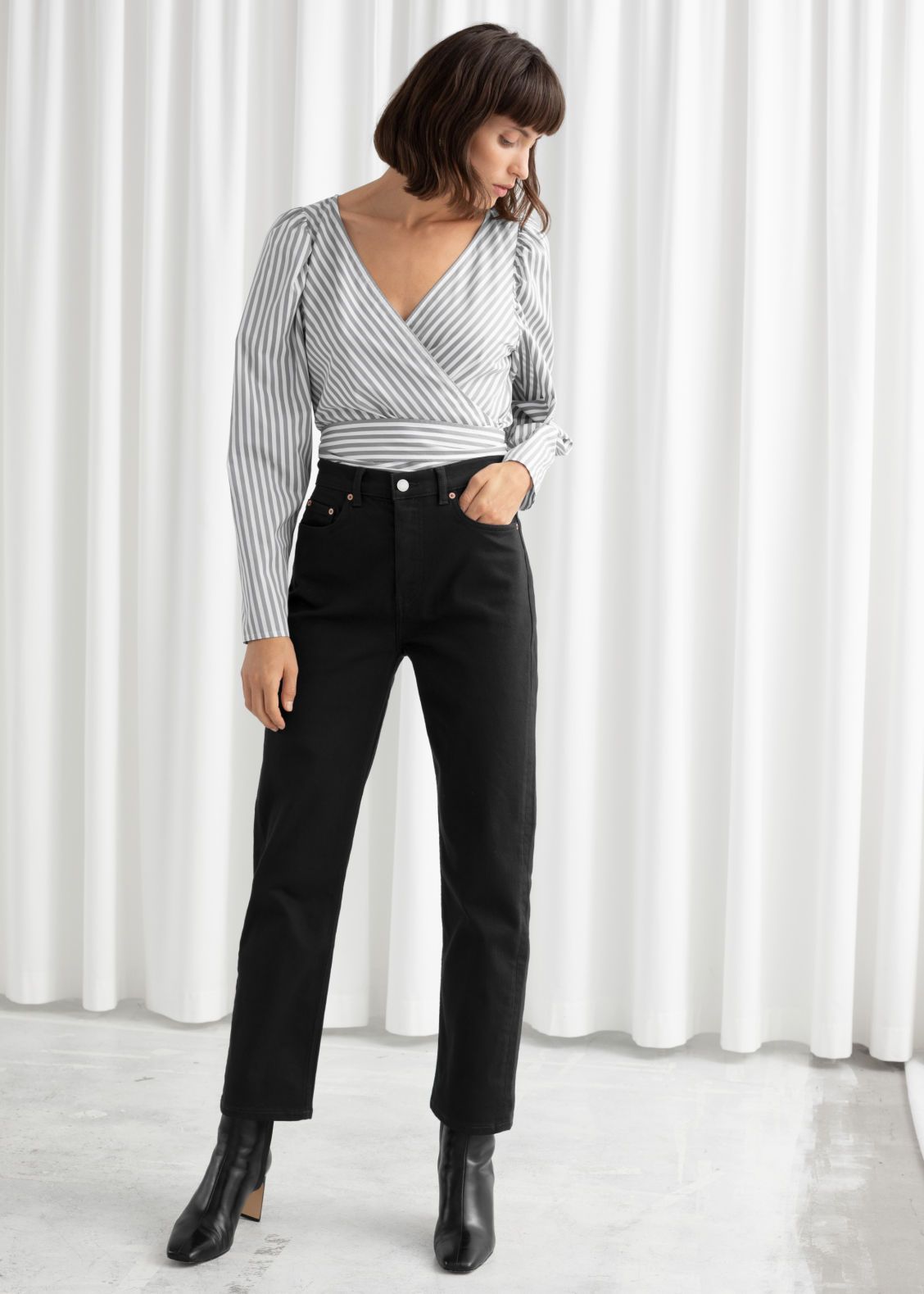 Straight High Rise Stretch Jeans | & Other Stories (EU + UK)
